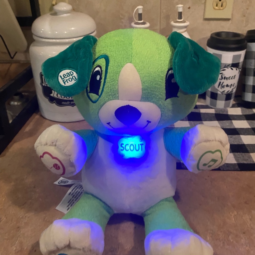 Leap frog scout the dog